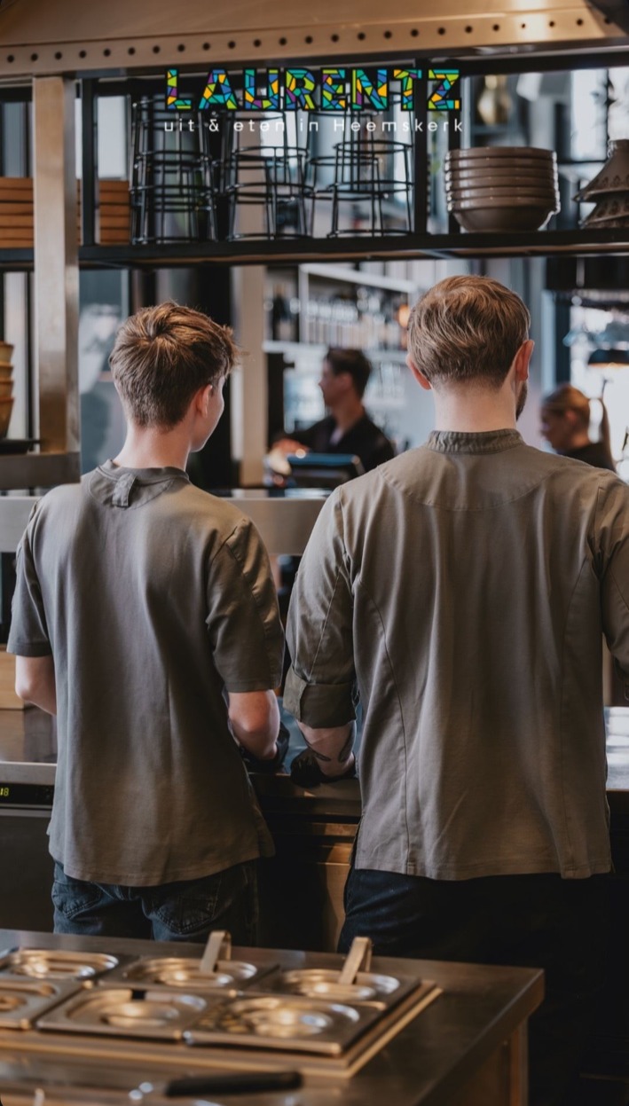 Keukenmoment bij Grand Cafe Laurentz